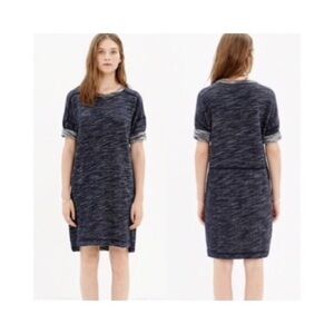 Madewell Textured Sweatshirt Dress